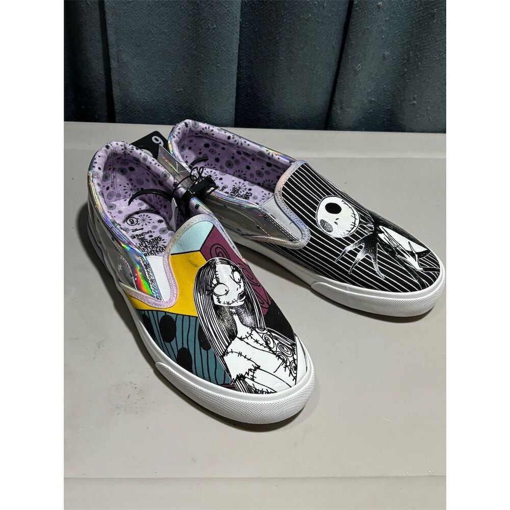 Disney Women's Slip-On Shoes Size 9 Multicolor Nightmare Before Christmas​